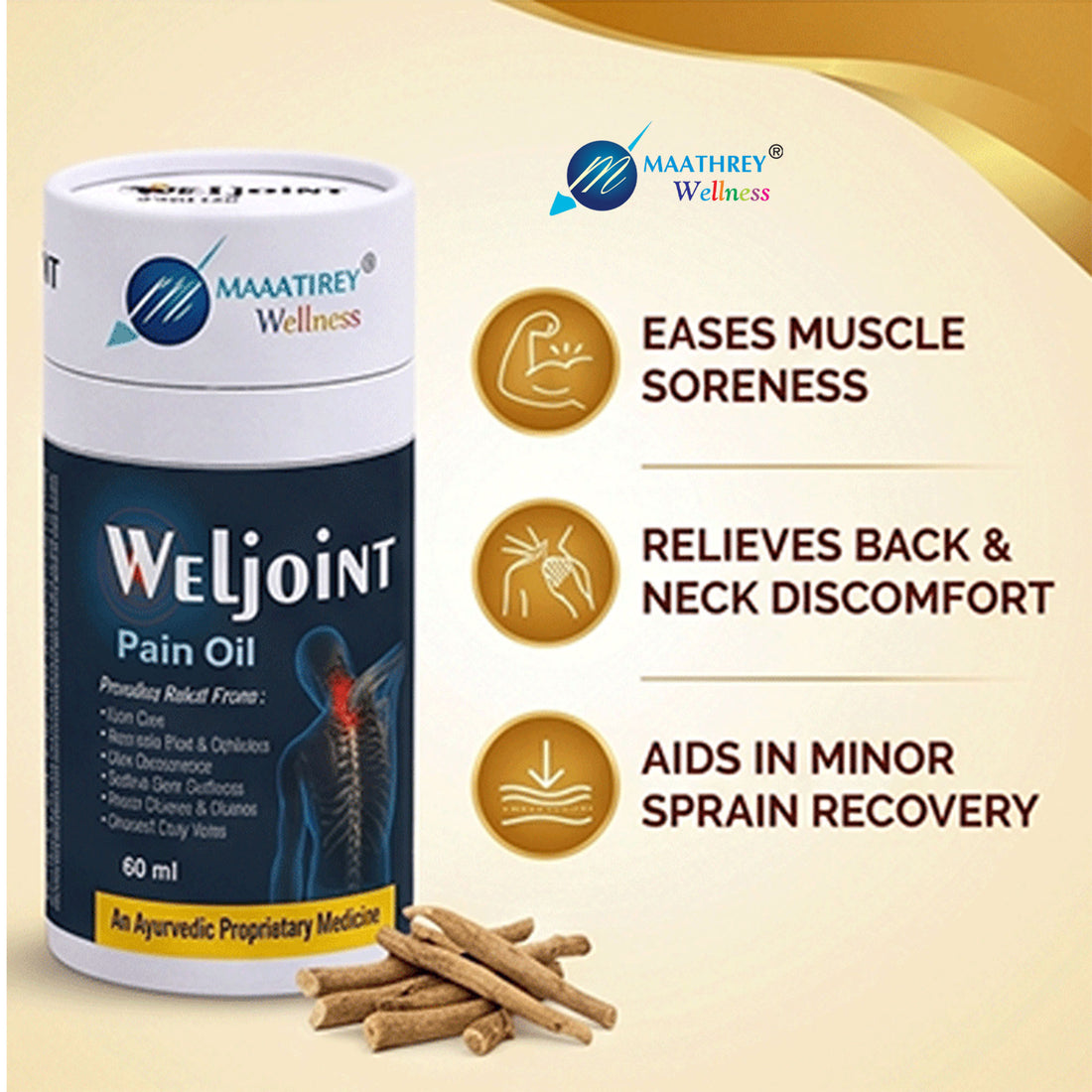 Weljoint Pain Oil – For Joint & Muscle Relief