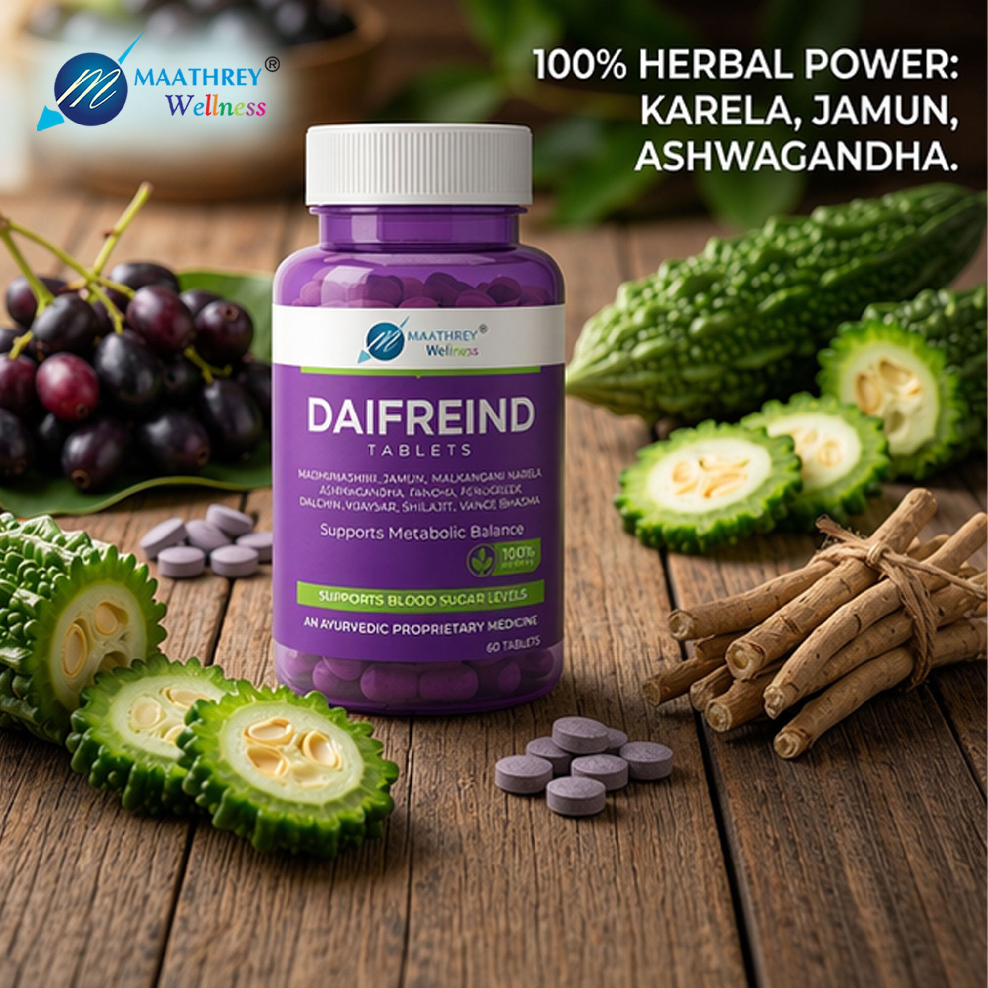 Daifriend Tablets – For Blood Sugar & Metabolic Balance