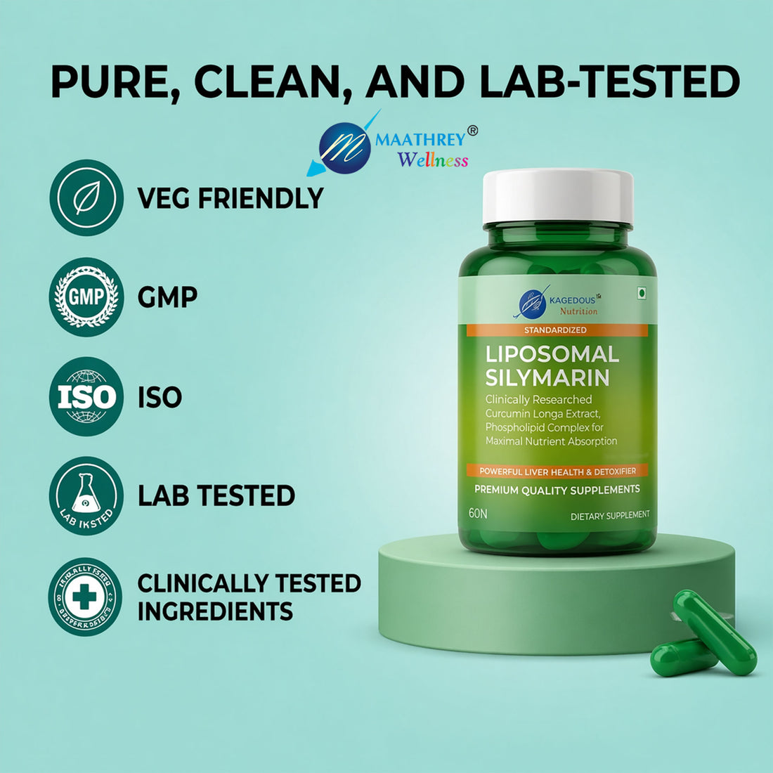 Pancreliv Liposomal Silymarin Capsules – For Liver Health & Digestion