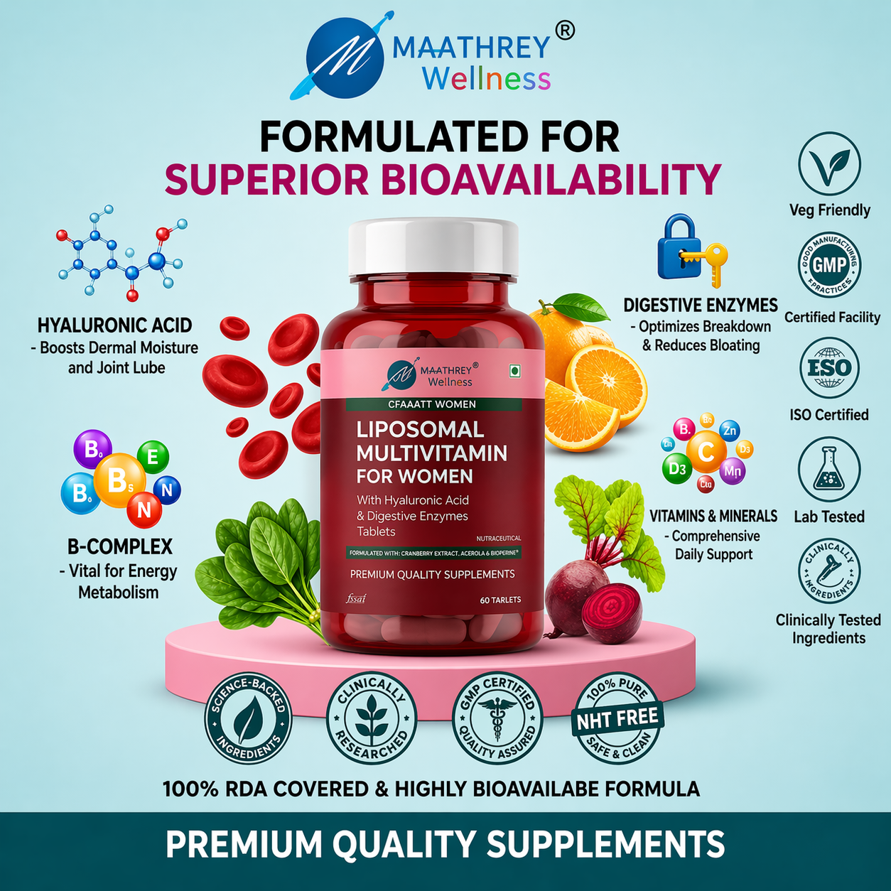 Maavit Women Multivitamin Tablets – Daily Health Support for Women
