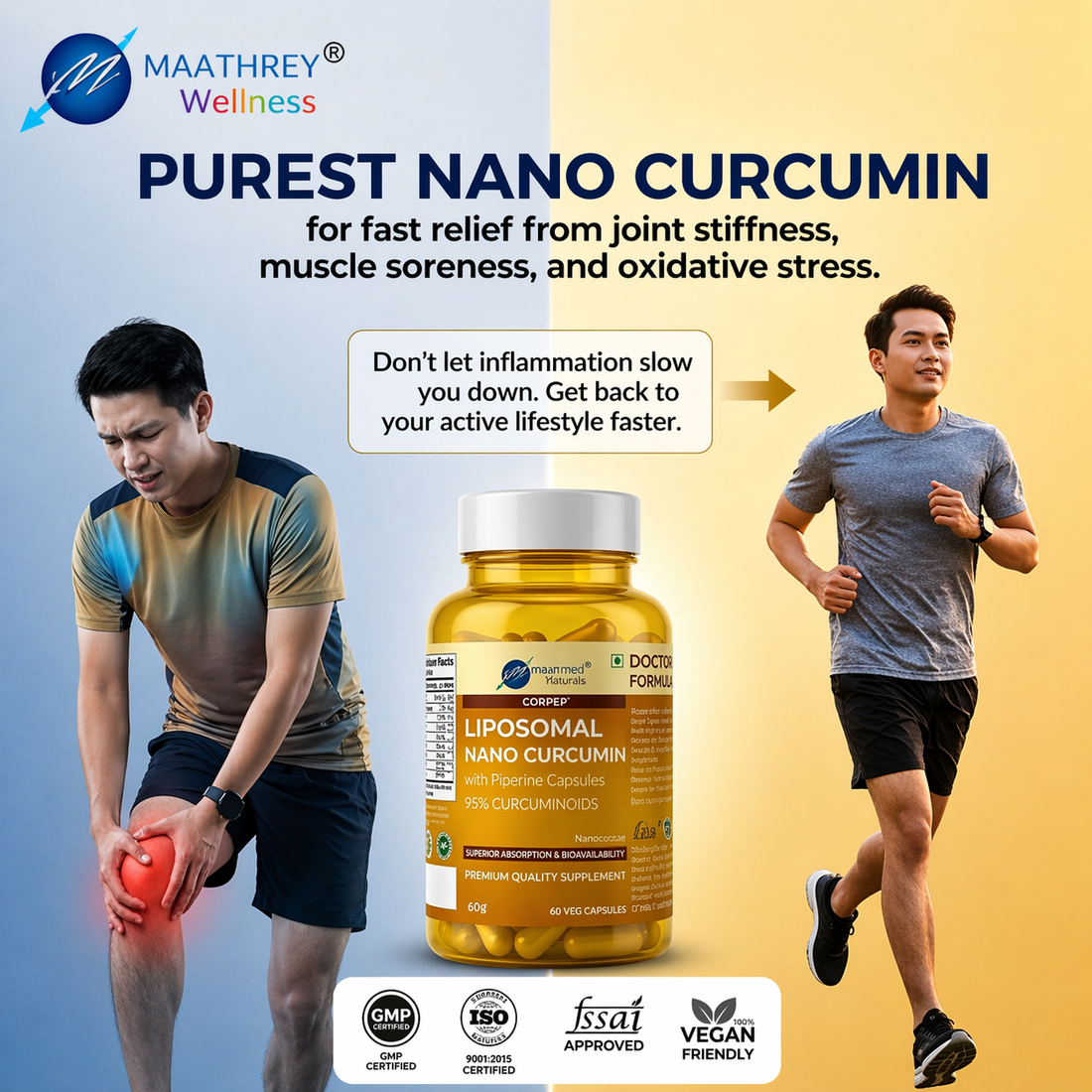 Curpep Liposomal Nano Curcumin Capsules – For Immunity & Antioxidant Support