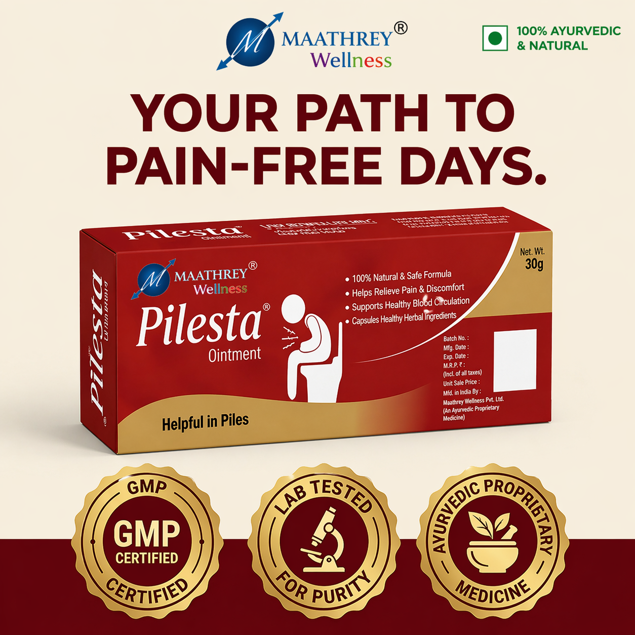 Pilesta Ointment – Herbal Cream for External Care
