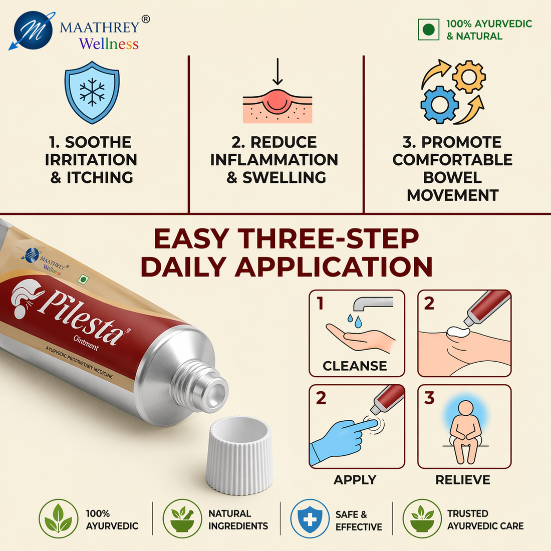 Pilesta Ointment – Herbal Cream for External Care