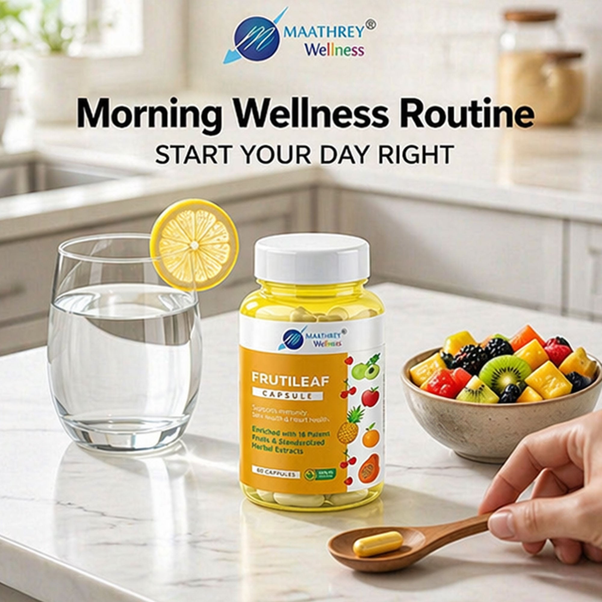 Frutileaf Capsules – Multivitamin with Fruits & Herbal Extracts