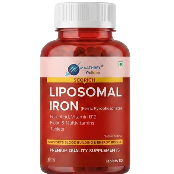 Scorich Liposomal Iron Tablets – For Blood Health & Energy Support