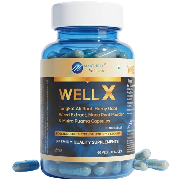 WELL X Herbal Vitality Capsules – For Energy, Stamina & Vitality