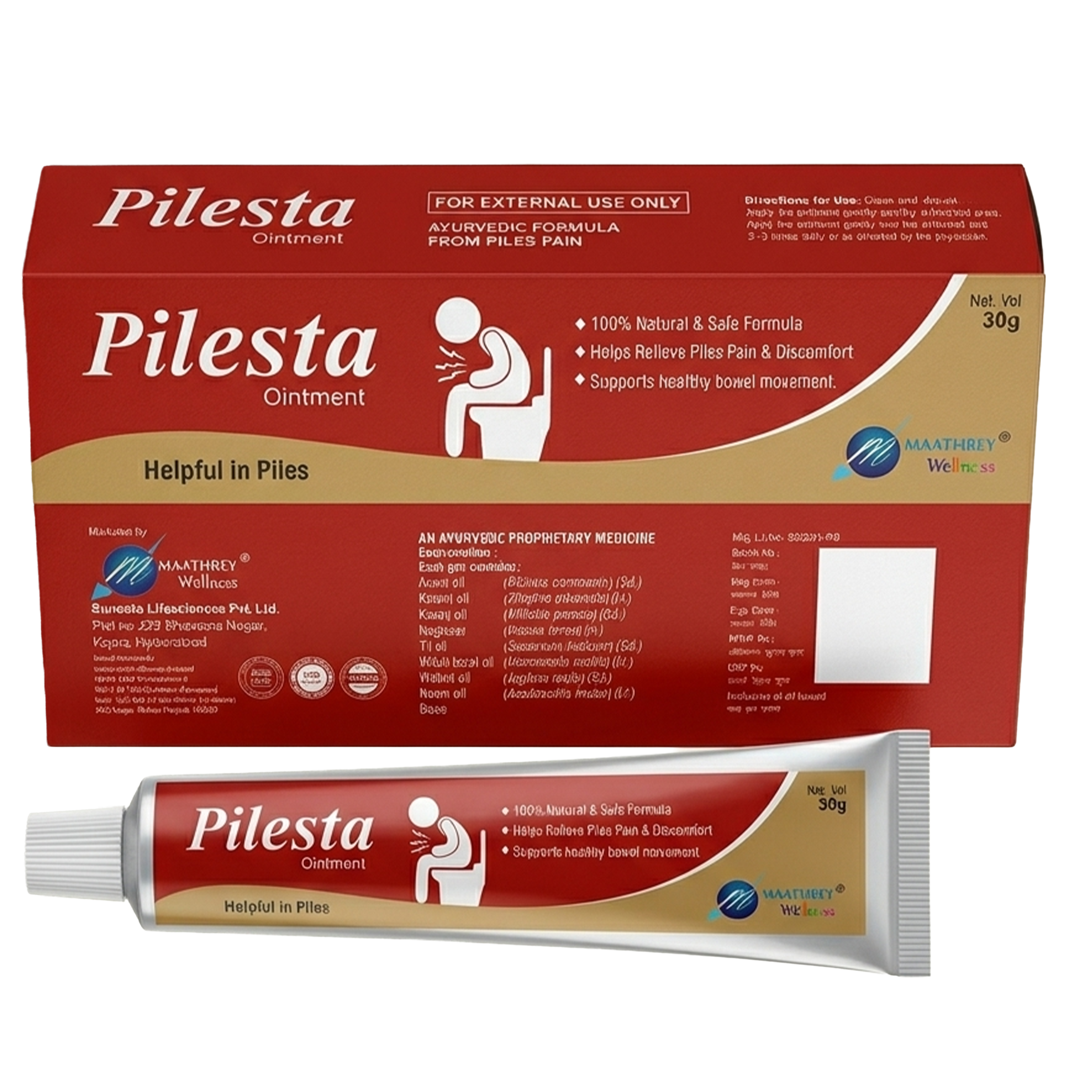 Pilesta Ointment – Herbal Cream for External Care